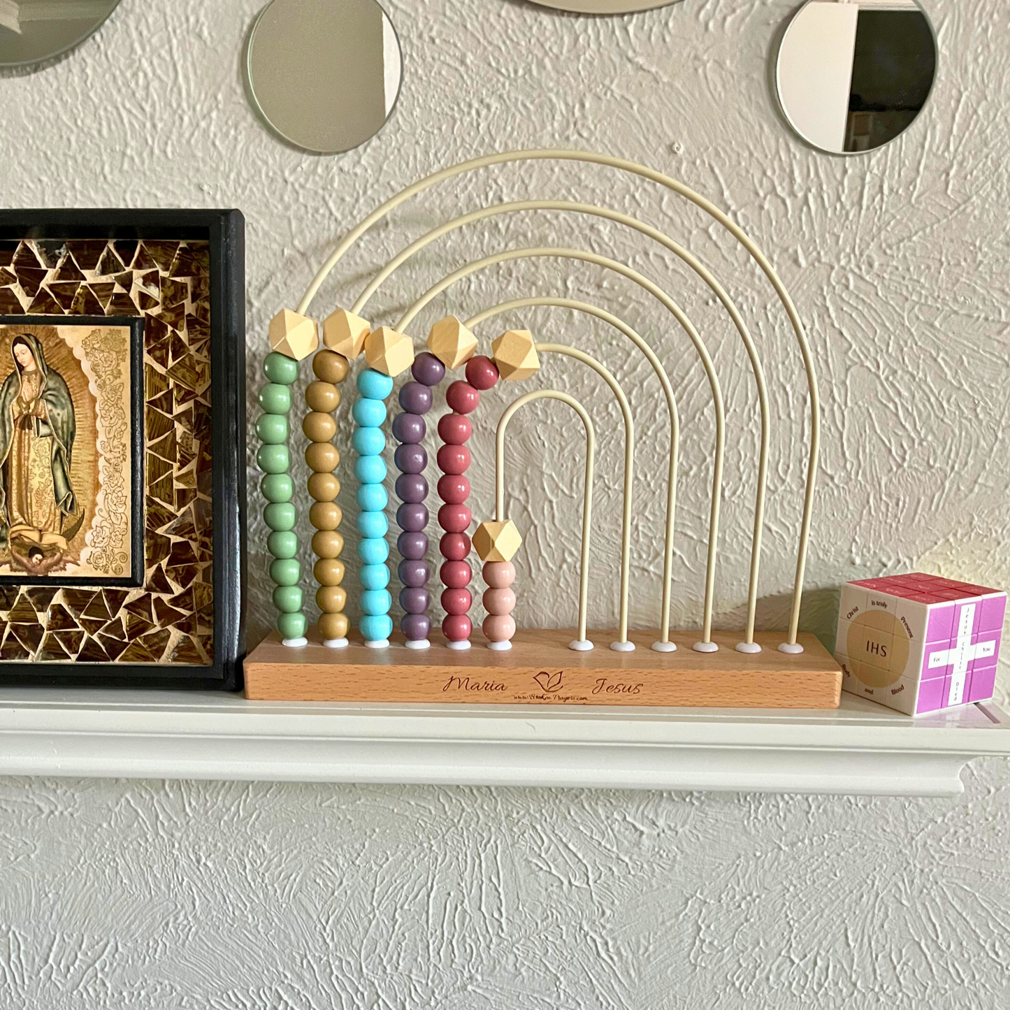 Beautiful Catholic Rosary Abacus