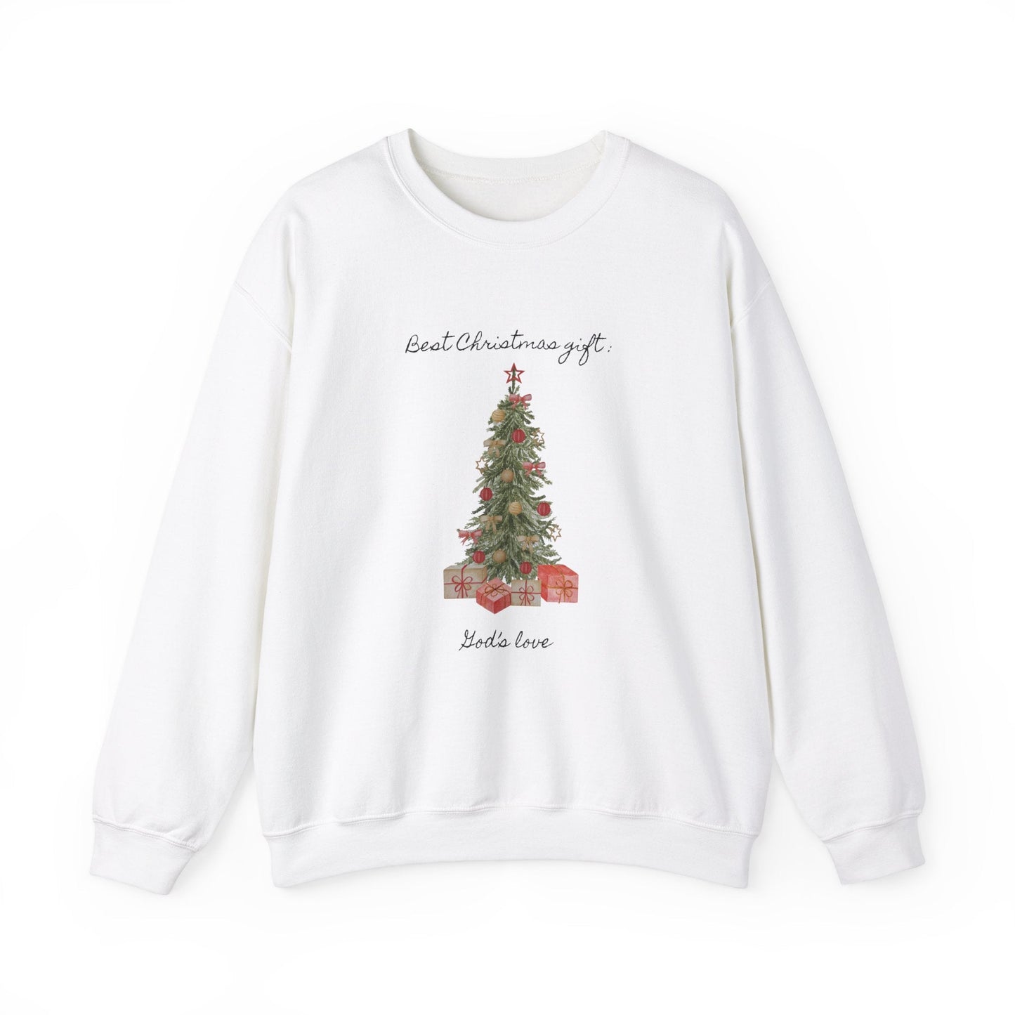 God's Gift Under the Christmas Tree Crewneck Sweatshirt