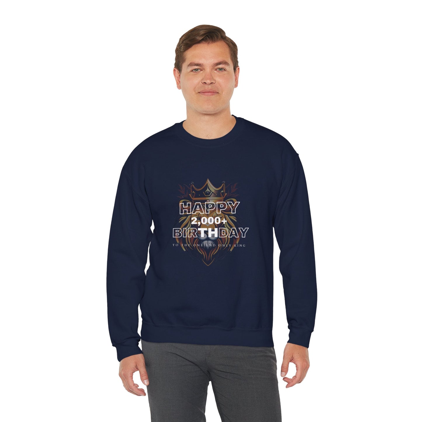 Happy 2000th Birthday Jesus Crewneck Christmas Sweatshirt