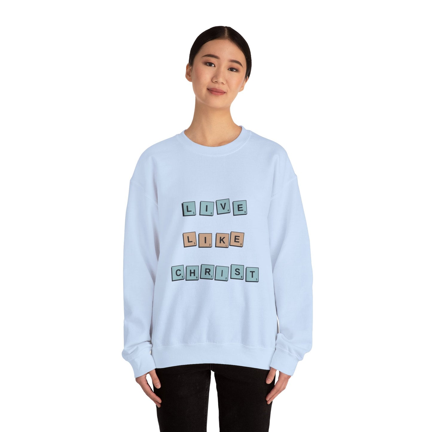 Live Like Christ Heavy Blend™ Crewneck Sweatshirt