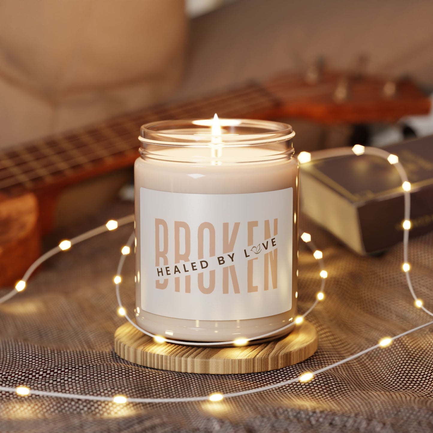 Broken - Healed by Love Scented Soy Candle, 9oz