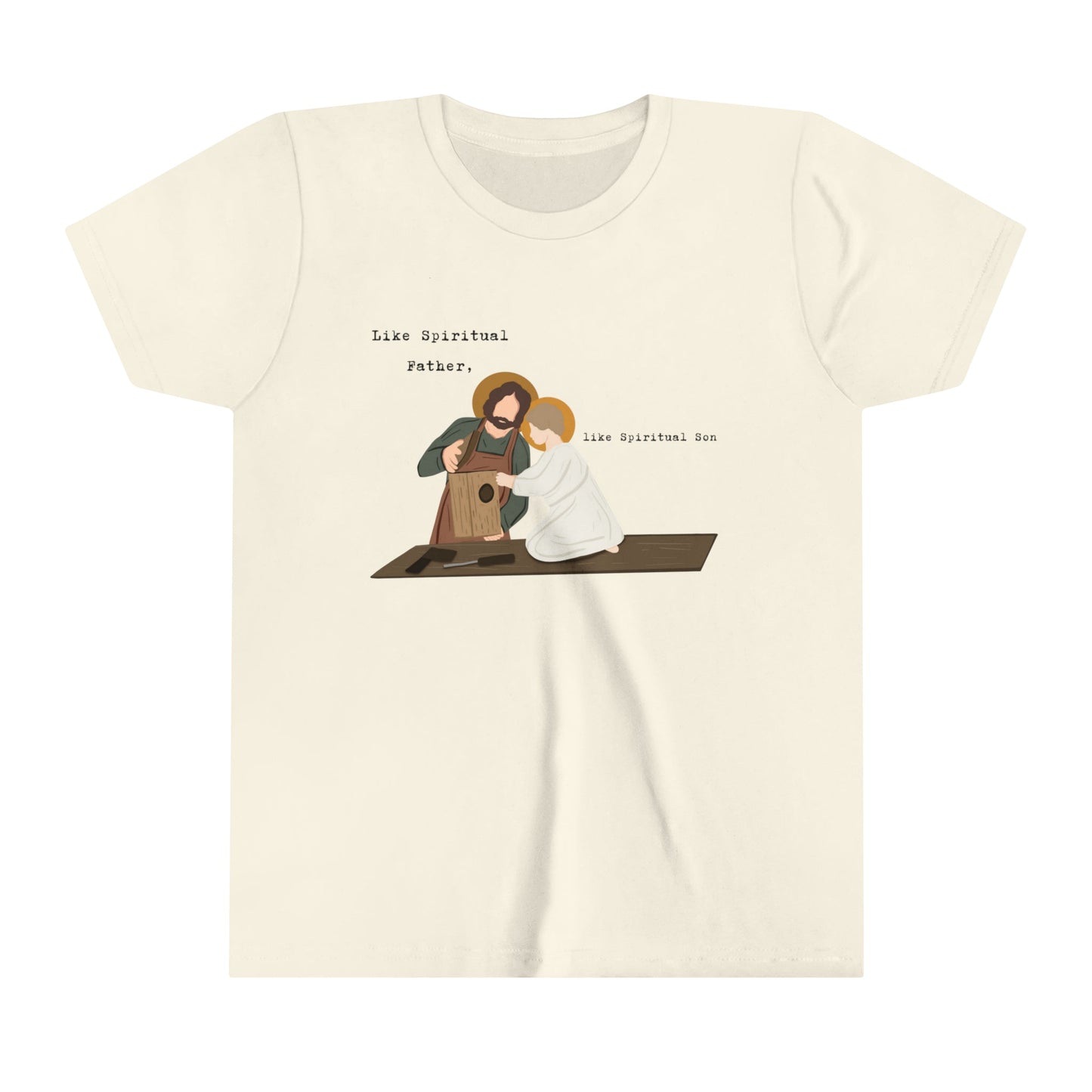 Saint Joseph + Child Jesus Youth Short Sleeve Tee