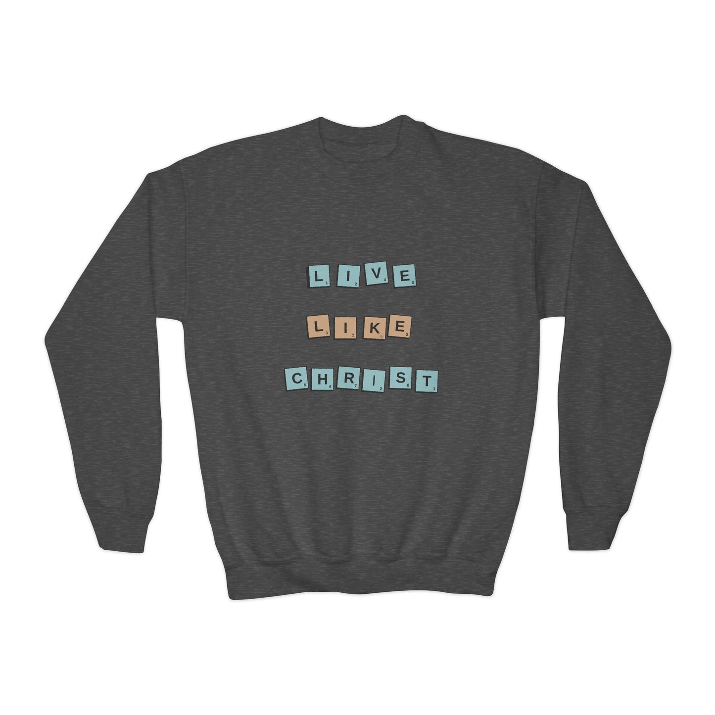 Live Like Christ Youth Crewneck Sweatshirt