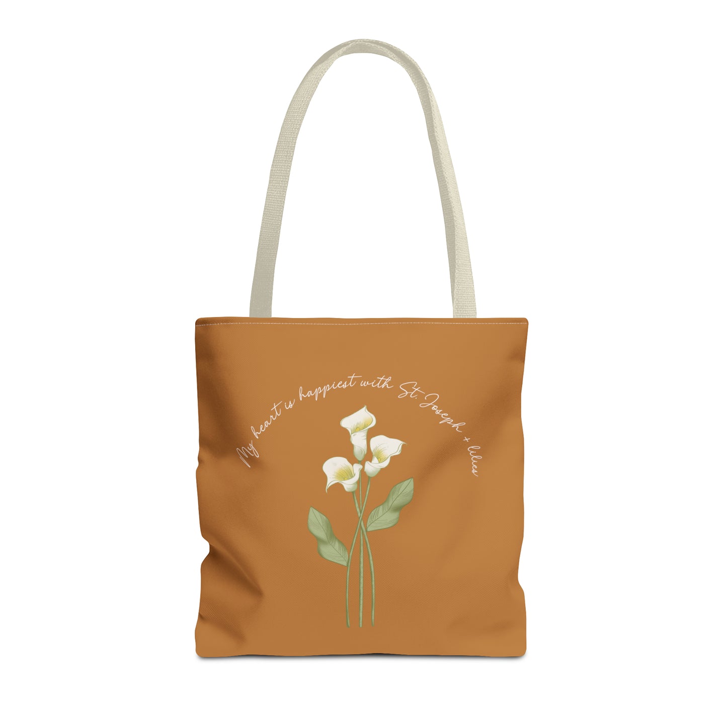 Saint Joseph + Lilies Tote Bag