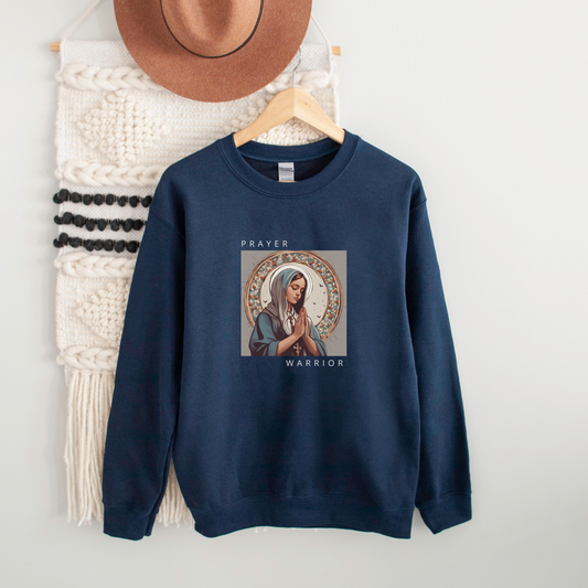 Prayer Warrior Catholic Sweatshirt