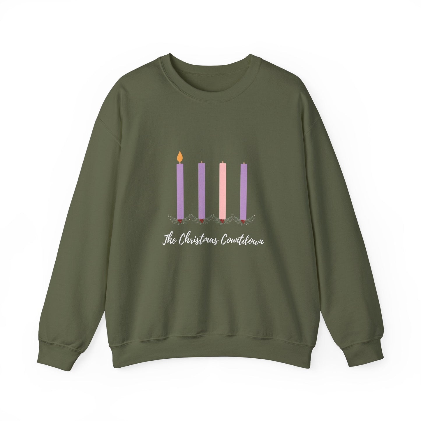 The Christmas Candle Countdown Advent Crewneck Sweatshirt