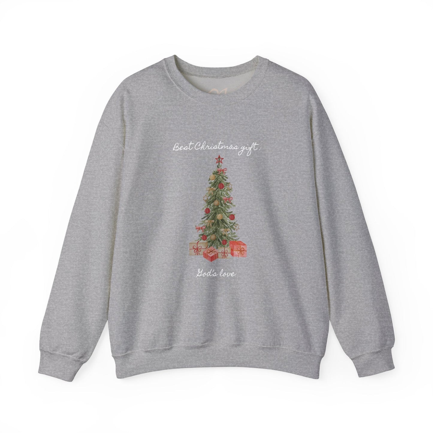 God's Gift Under the Christmas Tree Crewneck Sweatshirt