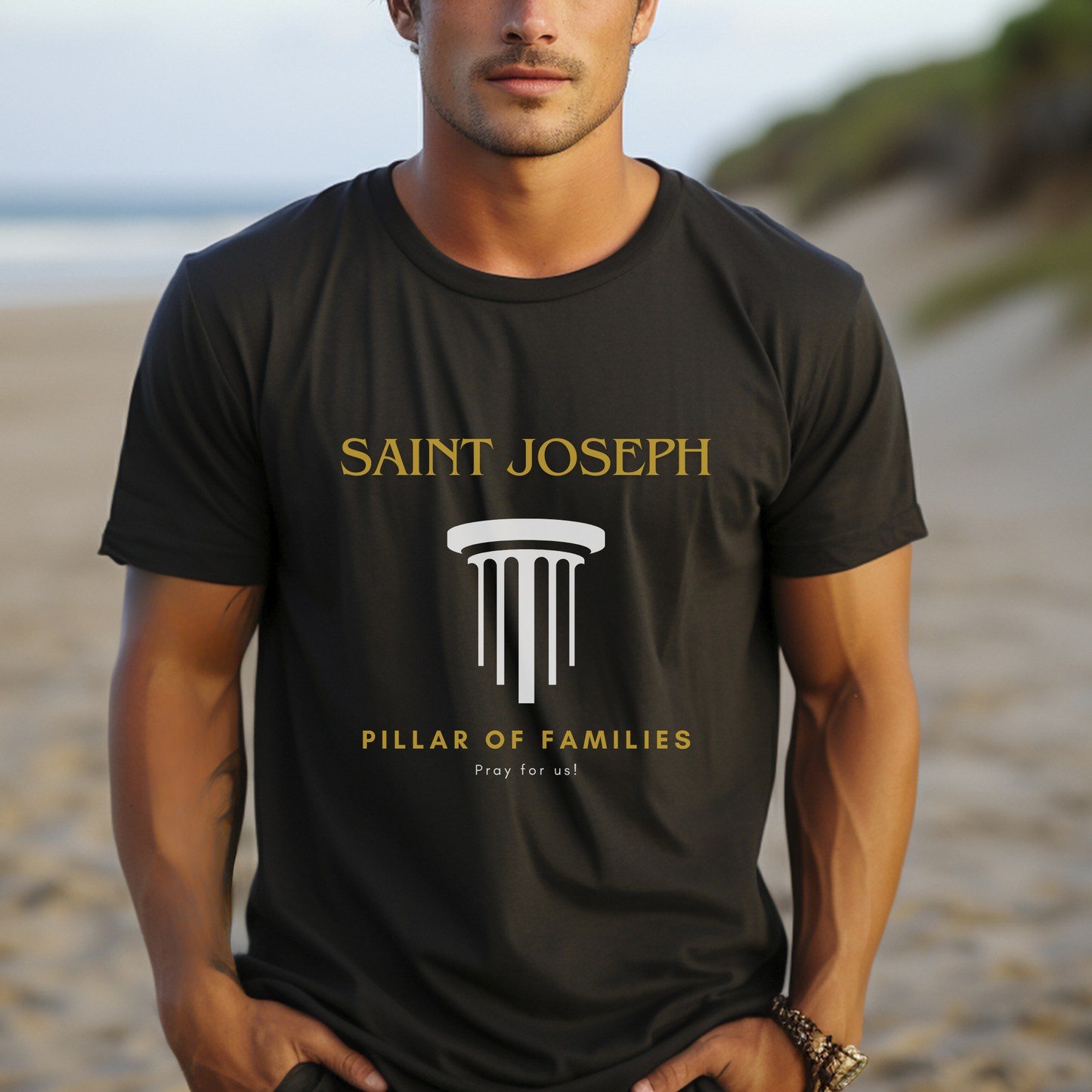 San Joseph Pillar of Families Short Sleeve Tee