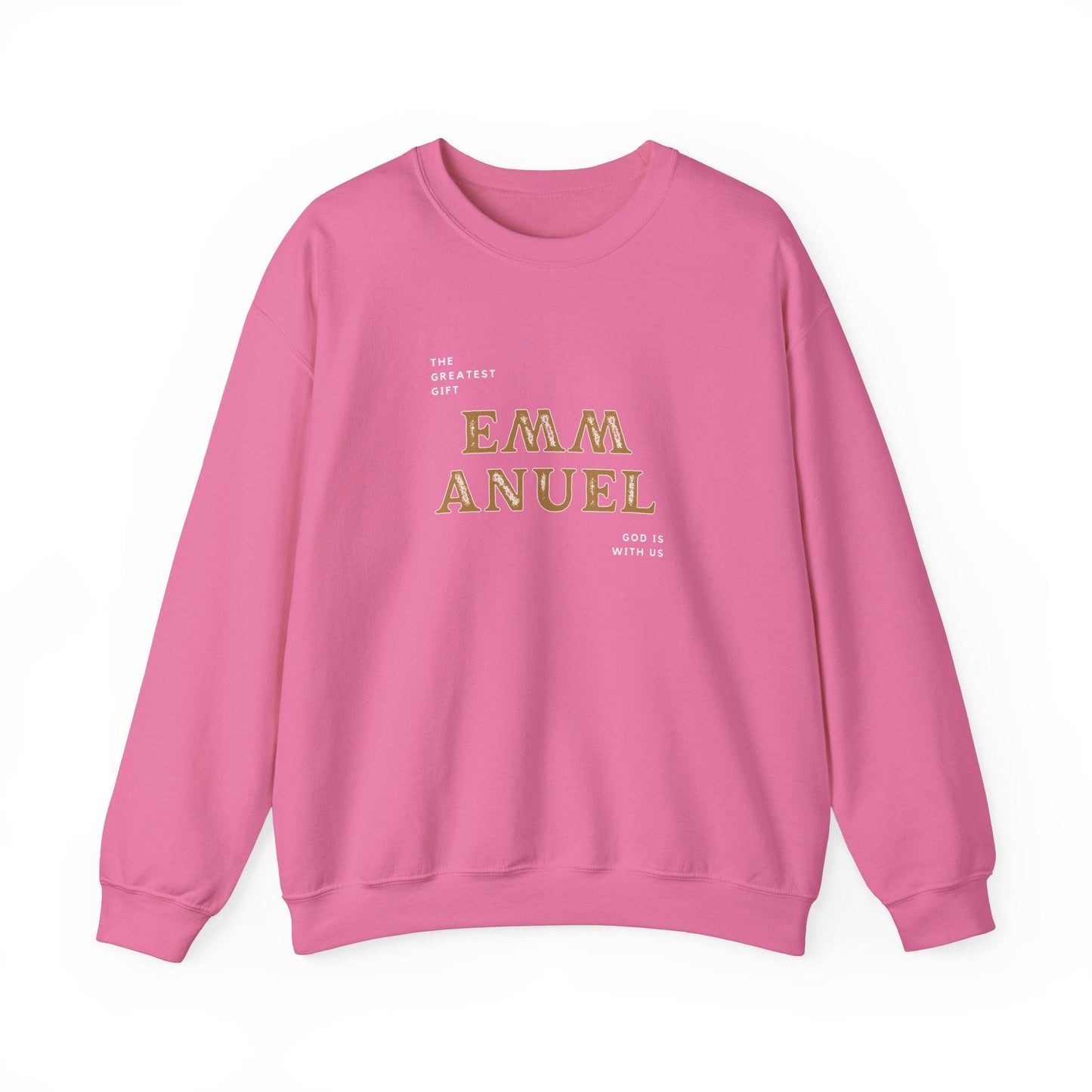 Emmanuel God is with Us Catholic Bible Sweatshirt