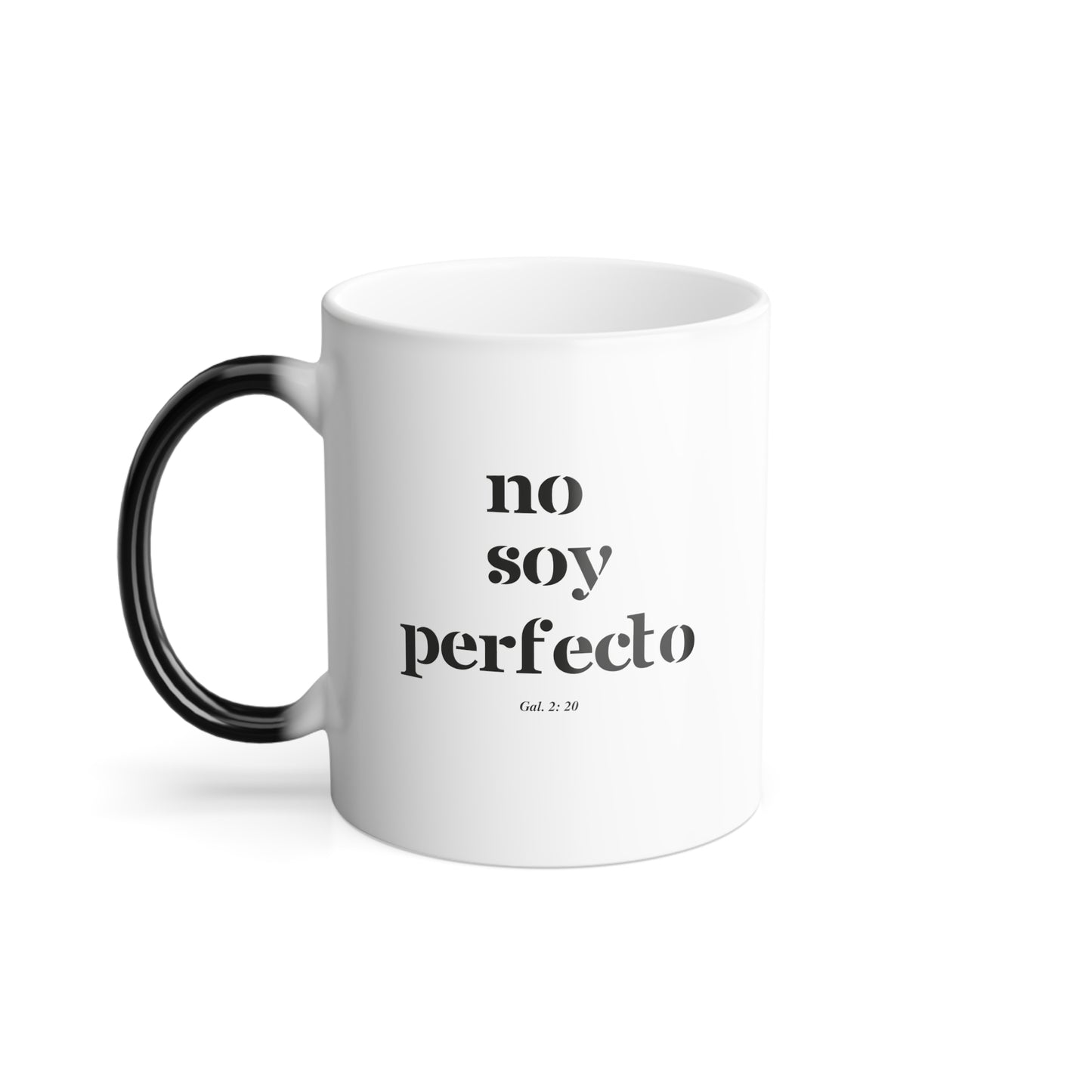 No Soy Perfecto, Soy Católico Taza Cambia Colores, 11oz