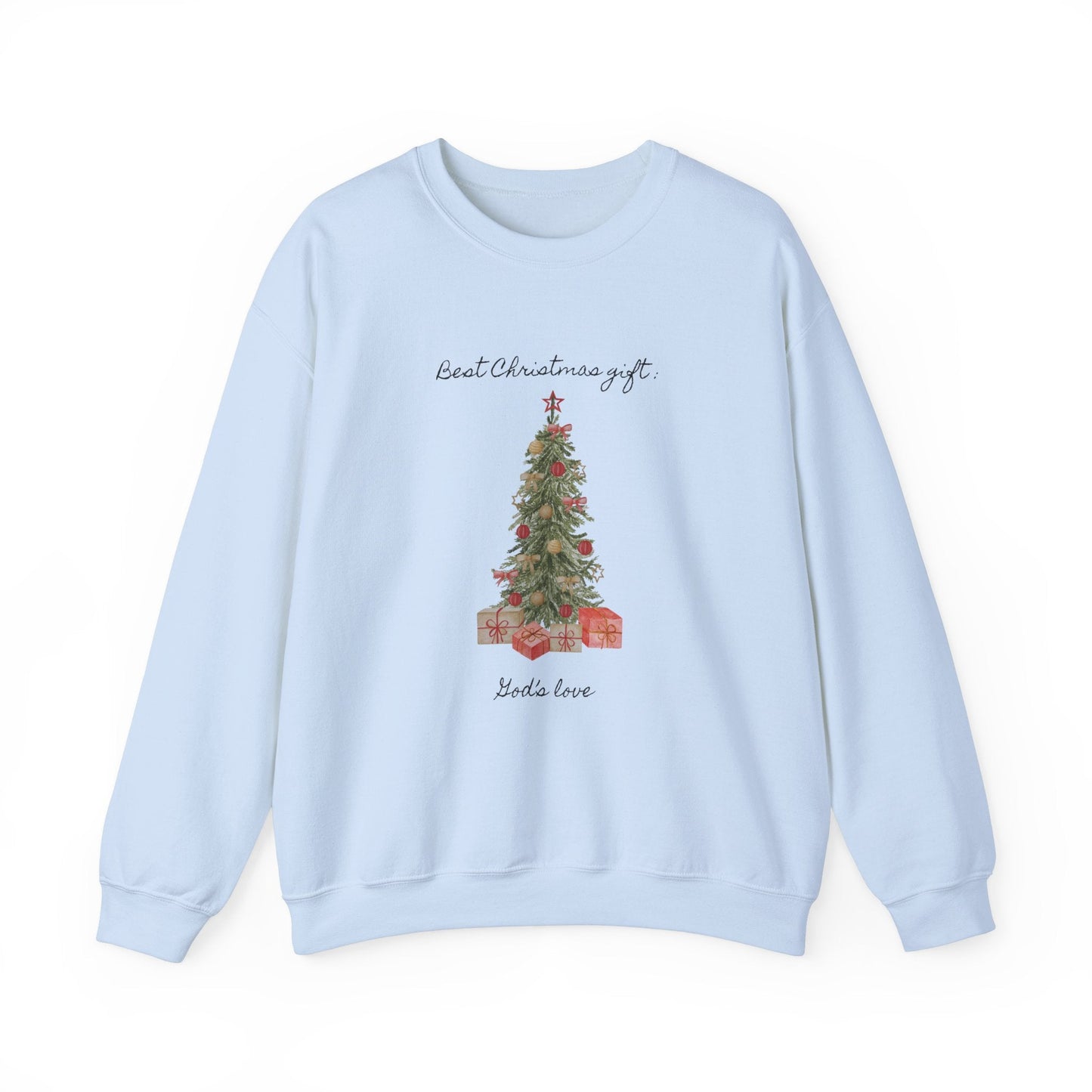 God's Gift Under the Christmas Tree Crewneck Sweatshirt